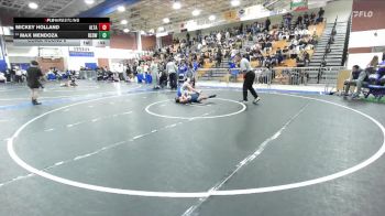 120 lbs Cons. Round 6 - Max Mendoza, Redwood vs Mickey Holland, Alta Loma