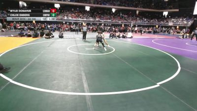 5A 105 lbs Champ. Round 1 - Chloe Enberg, Cedar Park vs Mylei Donahue, Kyle Lehman