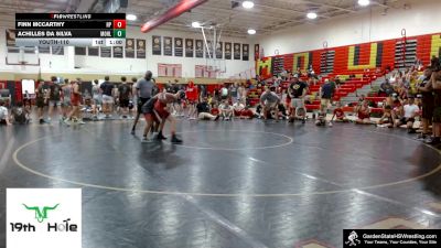 Youth-110 lbs Quarterfinals (8 Team) - Finn McCarthy, High Point vs Achilles Da Silva, Morris Hills