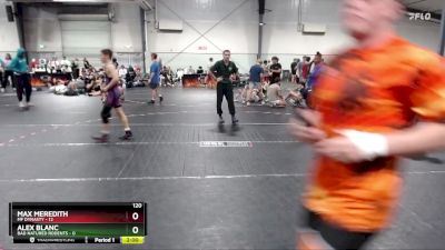 120 lbs Round 3 (6 Team) - Max Meredith, MF Dynasty vs Alex Blanc, Bad Natured Rodents