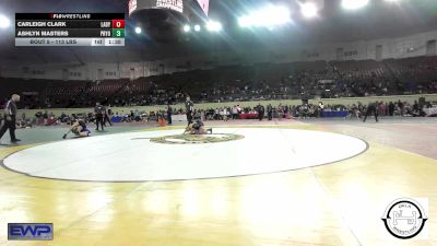 113 lbs Final - Carleigh Clark, Lady Outlaw Wrestling Academy vs Ashlyn Masters, Pryor Tigers Wrestling