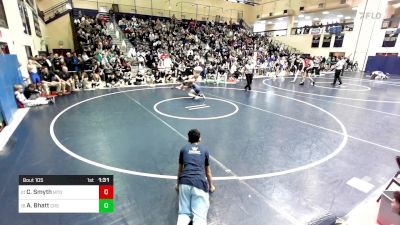 139 lbs Round Of 32 - Colin Smyth, Mt. Olive vs Ajay Bhatt, Council Rock South