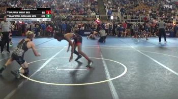 124 lbs Champ. Round 2 - Maxwell Denham NE6, GOW1 vs Dajuan West SE2, Whitehall