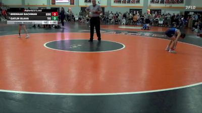 70 lbs Cons. Round 1 - Brennan Bachman, Delaware County Wrestling Club vs Gatlin Blaha, Tiger Wrestling Club