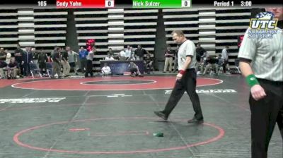165 Quarterfinal, Cody Yohn, Minnesota vs Nick Sulzer, Virginia