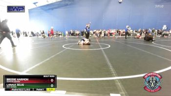 80 lbs Round 3 - Lanaia Selig, Mat Demon vs Brodie Harmon, Duncan Demon