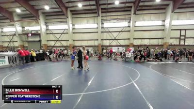 164 lbs Semifinal - Billie Bonwell, NV vs Pepper Featherstone, MT