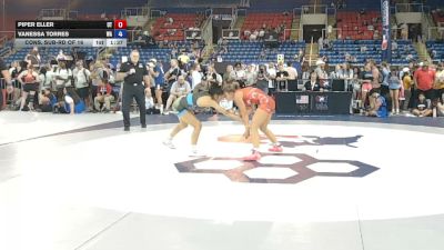 105 lbs Cons. Sub-rd Of 16 - Piper Eller, Utah vs Vanessa Torres, Washington