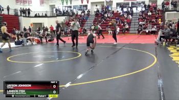 132 lbs Semifinal - Jayson Johnson, Tipton vs Landon Fish, Dubuque Hempstead
