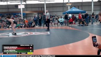 85 lbs Cons. Round 4 - Mason Emerson, Meridian Middle School vs Cyler Beeson, Middleton Middle School