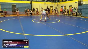 142 lbs 1st Place Match - Aaliah Garza, Kansas vs Sophia Hoeme, Manhattan Regional Training Center (MRTC)