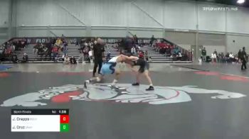 120 lbs Semifinal - Jake Crapps, Roundtree Wrestling Academy vs Joey Cruz, Unaffiliated