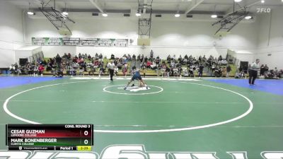 141 lbs Cons. Round 3 - Cesar Guzman, Lemoore College vs Mark Bonenberger, Cuesta College