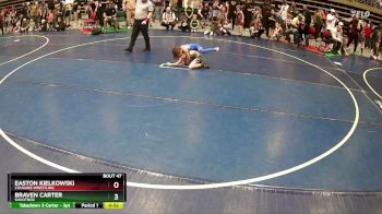 48 lbs Champ. Round 2 - Braven Carter, Shootbox vs Easton Kielkowski, Cougars Wrestling