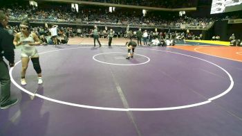 5A 120 lbs Semifinal - Genevieve Bellino, Corpus Christi Carroll vs Payten Gutierrez, Melissa