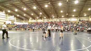 95 lbs Champ. Round 2 - Perry Fowler, Sanderson Wrestling Academy vs Isaac Brande, Riverton Wolf Pack Wrestling Club