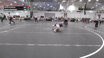 138 lbs Quarterfinals (8 Team) - Justin Scanlon, Mat Assassins Red vs Simon Rodriguez, GPS White
