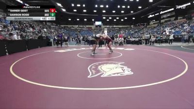 285 lbs Quarterfinal - Tanner Geist, Hays vs Dawson Rodd, Andover Central