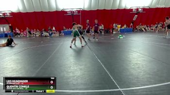 150 lbs Quarters & Wb (16 Team) - Leo Mundinger, Glenbard East vs Quentin Conkle, Grayslake Central