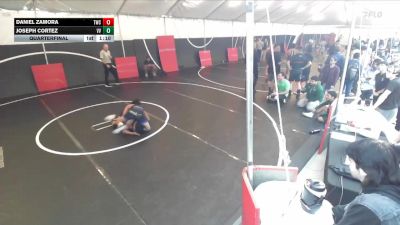 120 lbs Quarterfinal - Daniel Zamora, Threshold Wrestling Club vs Joseph Cortez, Victor Villians