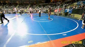 150 lbs Quarterfinal - Jamaria Johnson-Reed, Rhodes Supreme Avengers vs Makenna Howell, Prodigy Wrestling