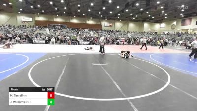 90 lbs Final - Myles Terrell, Bay Area Dragons vs Jameson Williams, Gold Rush