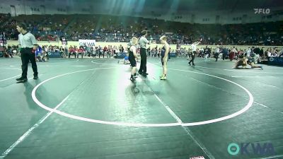 120 lbs Consi Of 16 #2 - Kyler Moore, Kingfisher vs Jude Wayland, Davenport Youth Wrestling