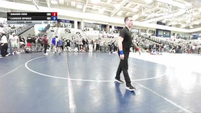 113 lbs Cons. Semi - Amarri Kem, Champions Wrestling Club vs Carson Spires, Stallions Wrestling Club