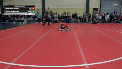 80 lbs Quarterfinal - Vincent Zeiher, Super D vs Grayson Pilon, Monticello