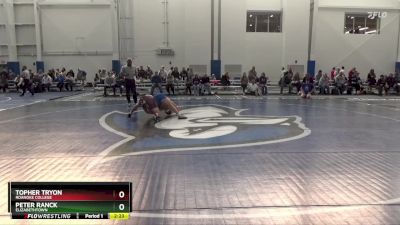 157 lbs Cons. Round 5 - Peter Ranck, Elizabethtown vs Topher Tryon, Roanoke College