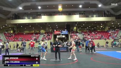 97 lbs Quarterfinal - Abel Spencer, KS vs Shea Colleran, IL