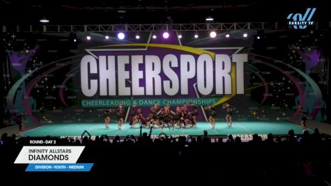 Infinity Allstars - Diamonds [2024 L3 Youth - Medium Day 2] 2024 CHEERSPORT National All Star Cheerleading Championship