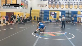 215 lbs Quarterfinals (8 Team) - Tod Mancini, South Plantation vs Sebastian Morera, South Dade