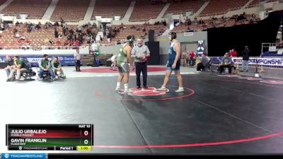 D2-285 lbs Cons. Round 2 - Julio Urbalejo, Pueblo Magnet vs Gavin Franklin, Flagstaff