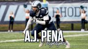 Rhode Island Football AJ Pena Highlights | 2024 CAA Football Season