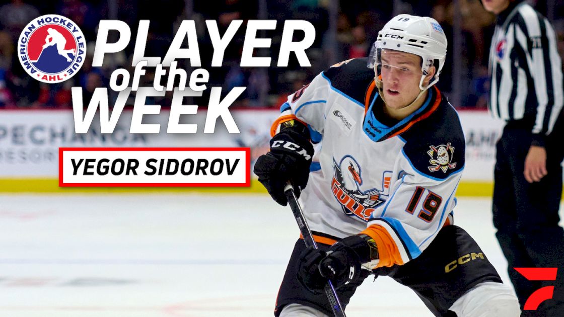 Yegor Sidorov Named AHL Player Of The Week