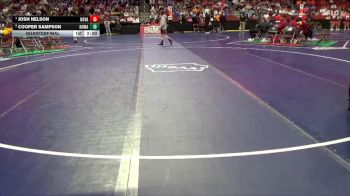1A-106 lbs Quarterfinal - Josh Nelson, Nodaway Valley vs Cooper Sampson, North Mahaska