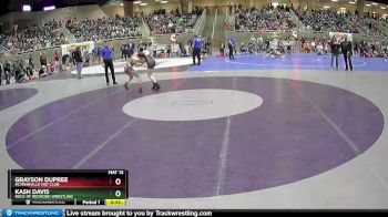 102 lbs Cons. Round 1 - Kash Davis, Rock Of Redmond Wrestling vs Grayson Dupree, McMinnville Mat Club