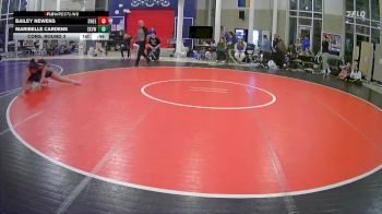 190 lbs Cons. Round 3 - Maribelle Cardens, Skyview vs Bailey Newens, Sweet Home
