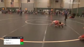 55 lbs Quarterfinal - Michael Boell, West Point Wrestling Club vs Bentley Meintzer, Bryan Wrestling Club