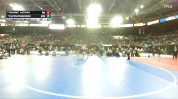 5A 157 lbs Champ. Round 1 - Dominic Ratigan, Sandpoint vs Lucas Edmunson, Middleton