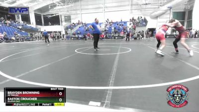 115 lbs 3rd Place Match - Brayden Browning, OZ Trojan vs Easton Croucher, Olathe East