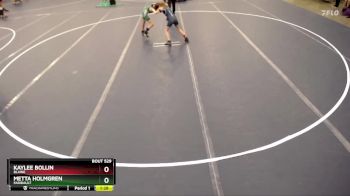 80 lbs Round 5 - Kaylee Bollin, Blaine vs Metta Holmgren, Faribault