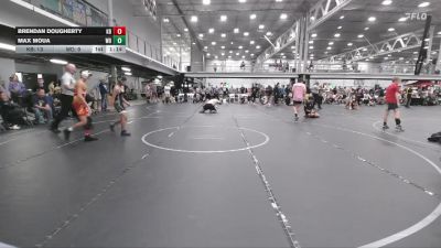 92 lbs Round 6 (10 Team) - Max Moua, Wayne Danger vs Brendan Dougherty, Kraken Black