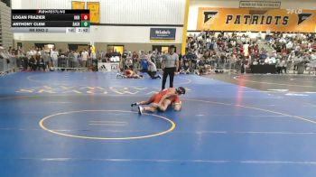 133White lbs Rr Rnd 2 - Logan Frazier, Indiana vs Anthony Clem, Sacred Heart