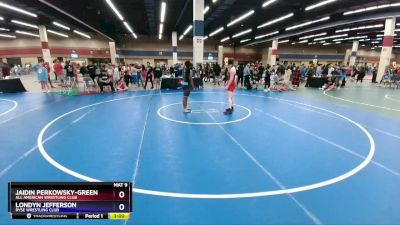 170 lbs Semifinal - Jaidin Perkowsky-Green, All American Wrestling Club vs Londyn Jefferson, Ryse Wrestling Club