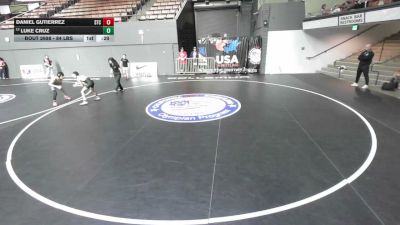84 lbs 3rd Place Match - Daniel Gutierrez, SilvaBack Training Center vs Luke Cruz