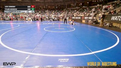 85 lbs Consi Of 16 #2 - Levi Ormsby, Big Game Wrestling Club vs Tyler Nowicki, Howe Wrestling School