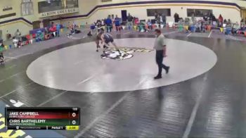 133 lbs Cons. Round 3 - Jake Campbell, Henry Ford College vs Chris Barthelemy, Alderson Broaddus