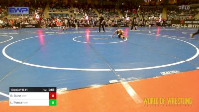 61 lbs Consi Of 16 #1 - Raiden Bunn, Victory WC vs Logan Ponce, RAW Wrestling Club